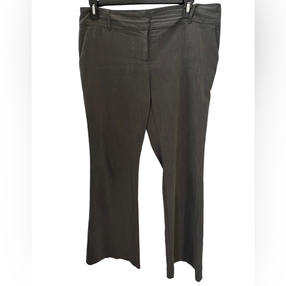 Axcess Dark Gray Dressy Stretch Metro Fit Pants Size 14